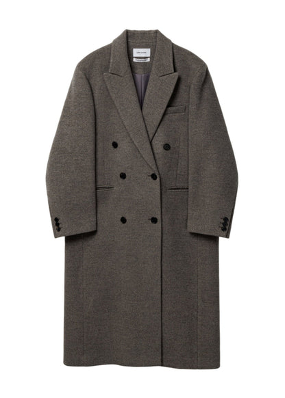 Cashmere Blend Double Long Coat