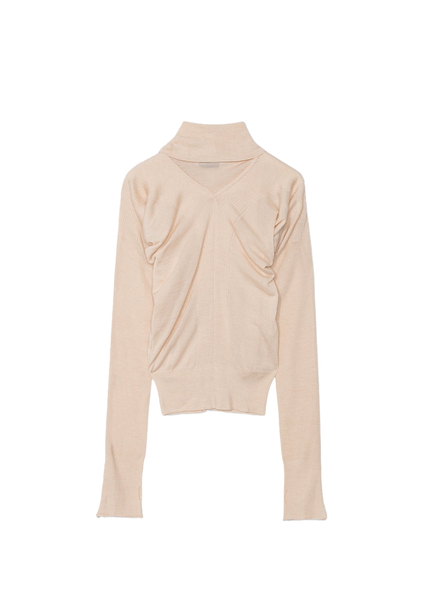 Layered Fitted Knit Cardigan