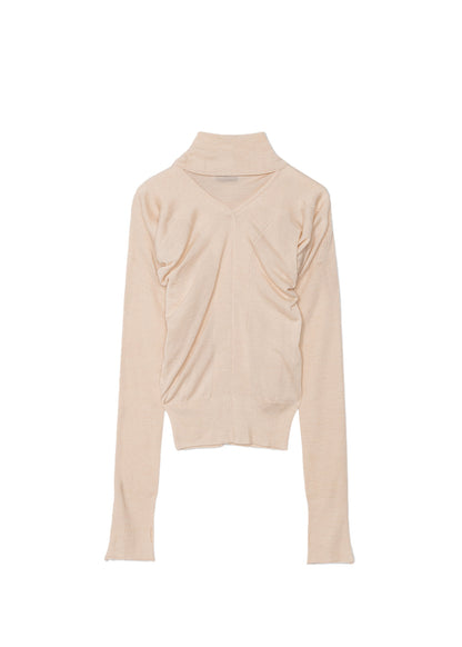 Layered Fitted Knit Cardigan