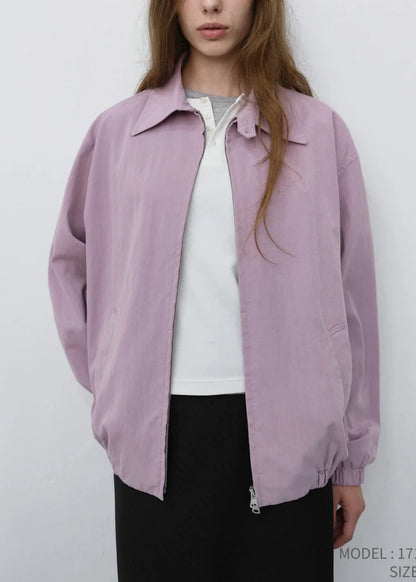 Collared Blouson Jacket