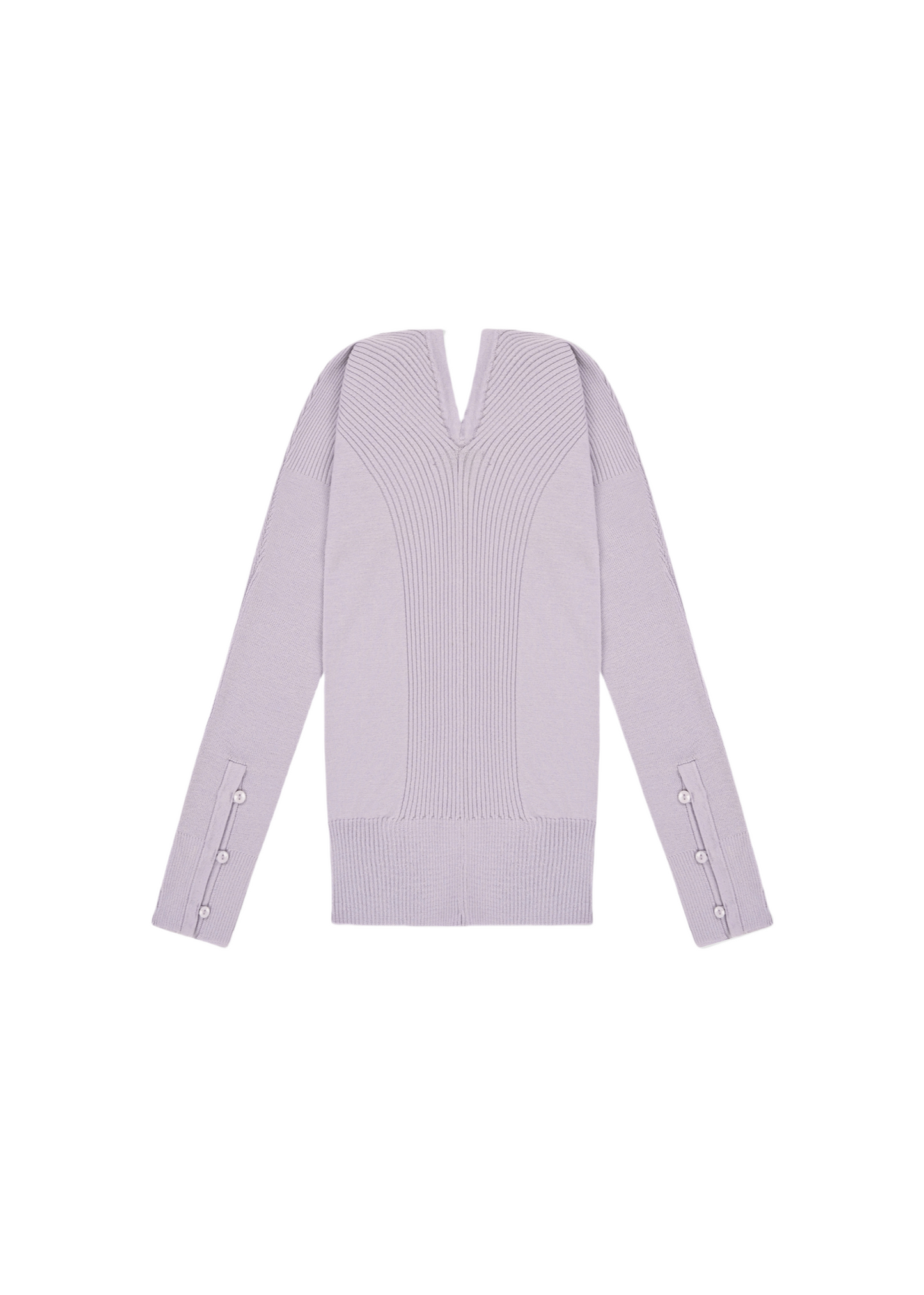 Deep V-neck Knit Cardigan