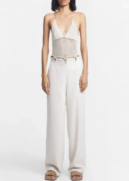 Crochet Tie Bodysuit