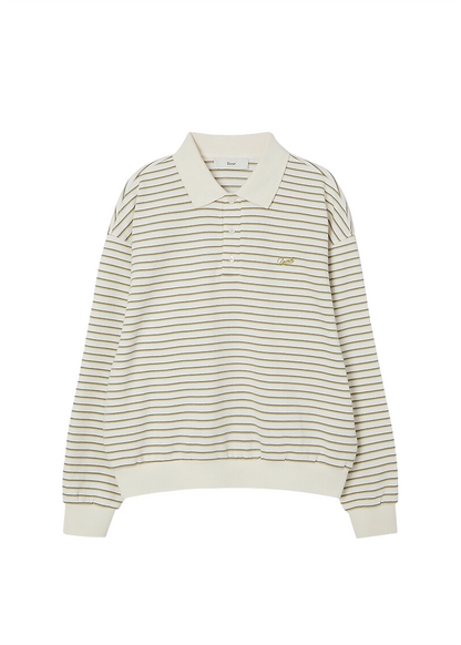 Striped Collared T-shirt