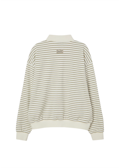 Striped Collared T-shirt