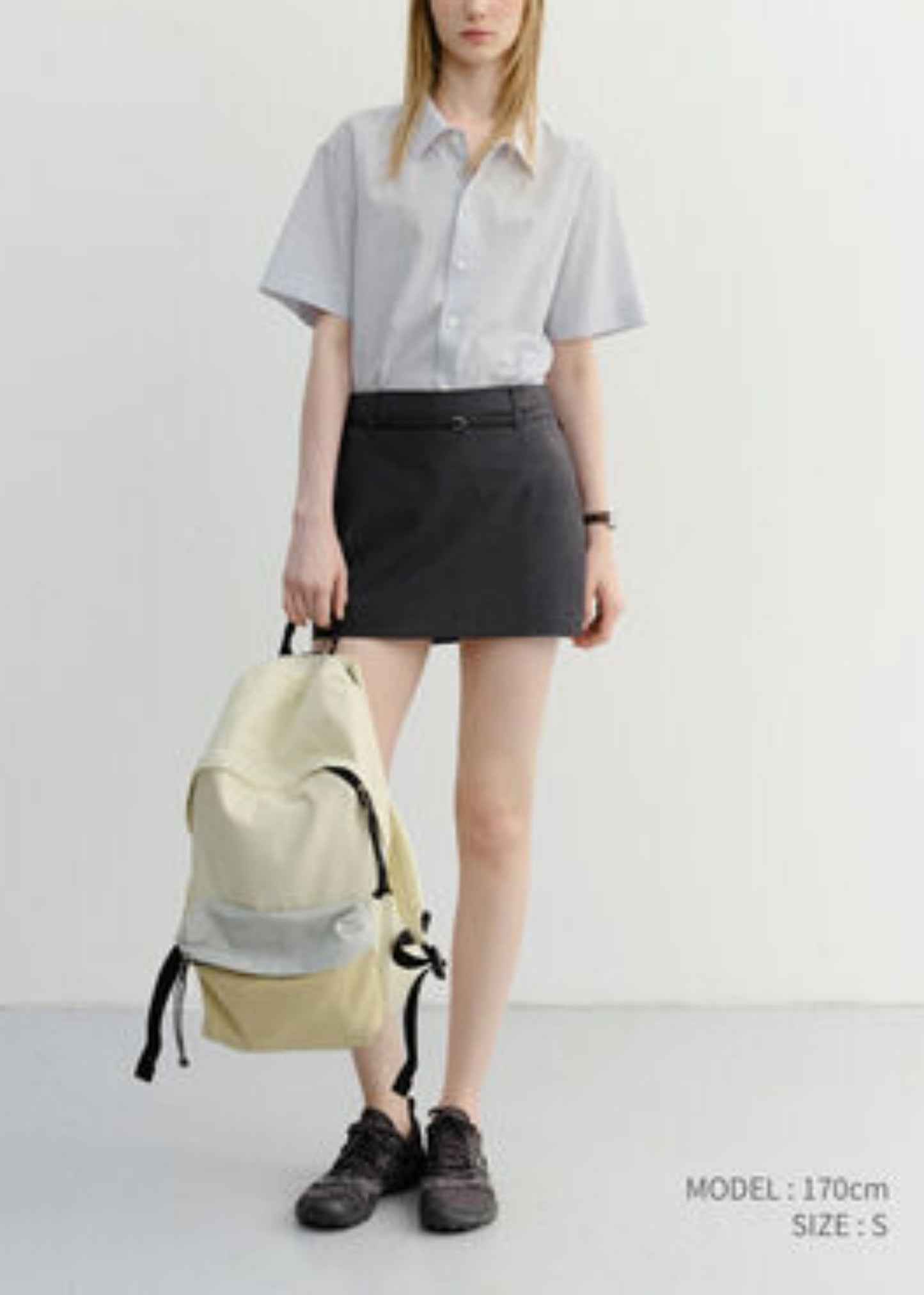 Belted Mini Skirt