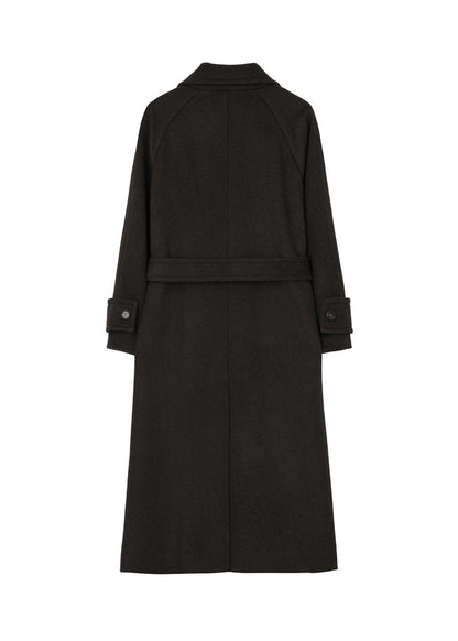Wool Balmacaan Coat