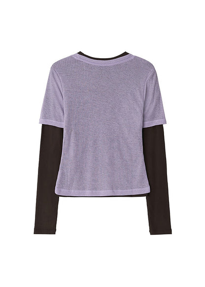 Layered Jersey Top