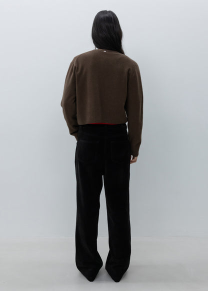 Crop Wool Cardigan