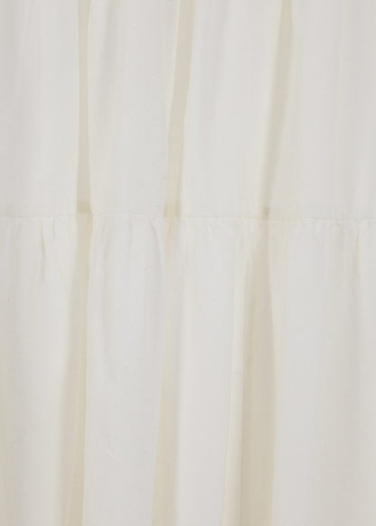 Flounced Maxi Skirt