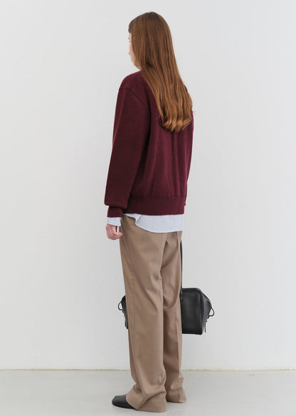 Essential Logo Knit Cardigan