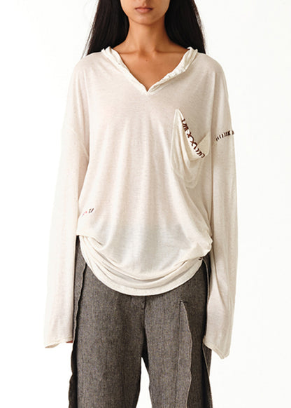 Hook Henley Stitch Top