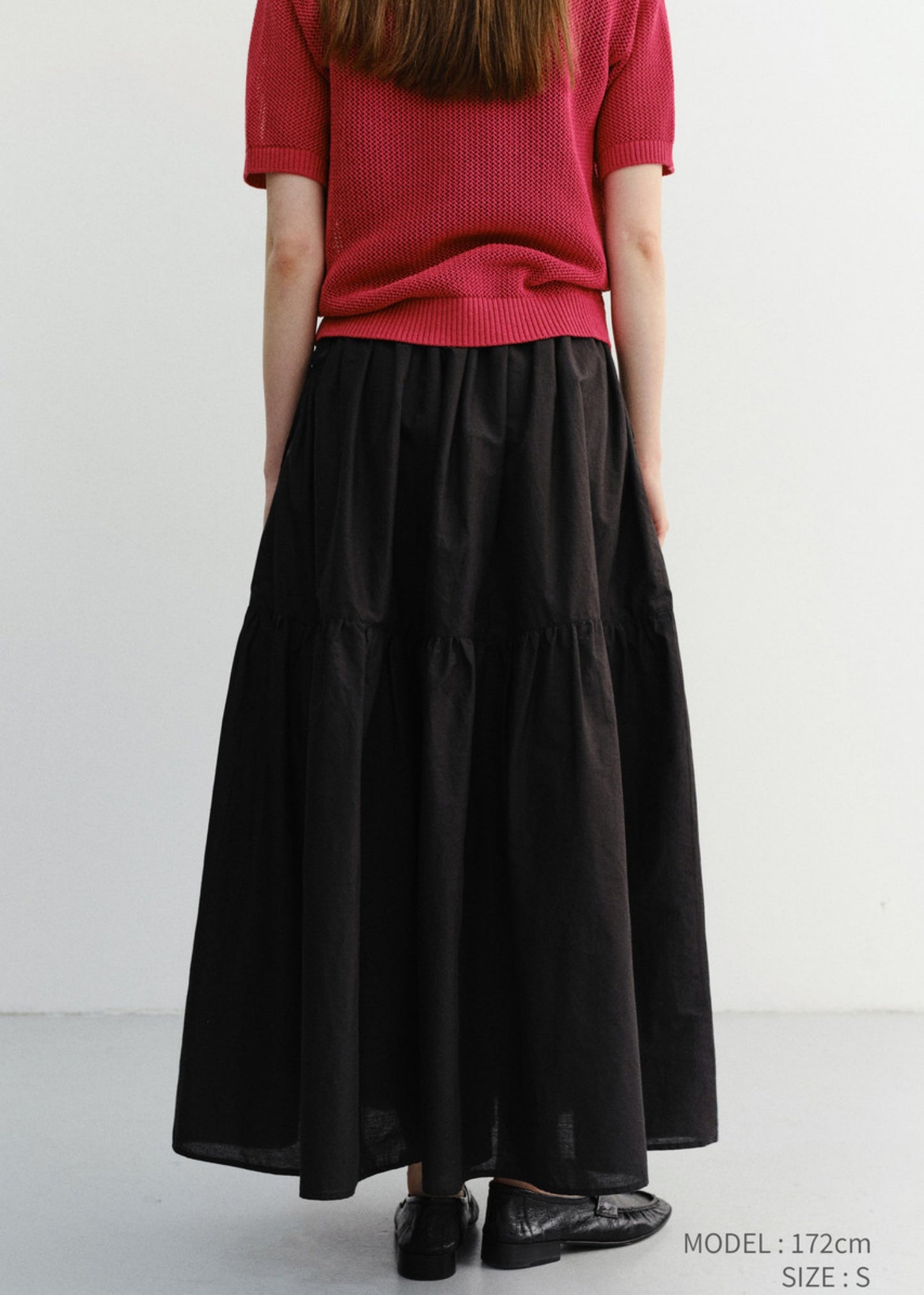Tiered Maxi Skirt