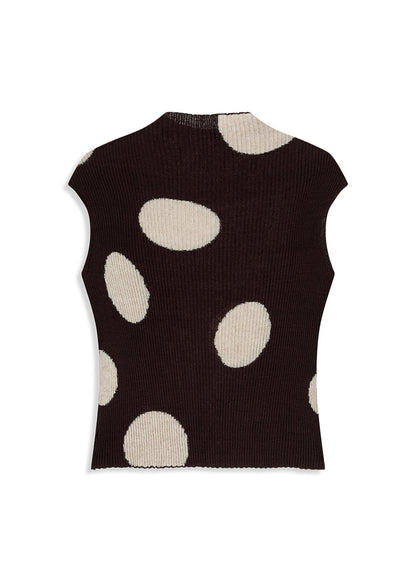 Ribbed Dot Top