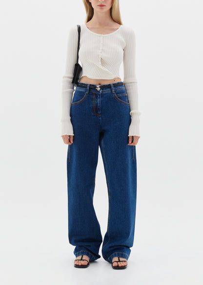 Straight Fit Denim