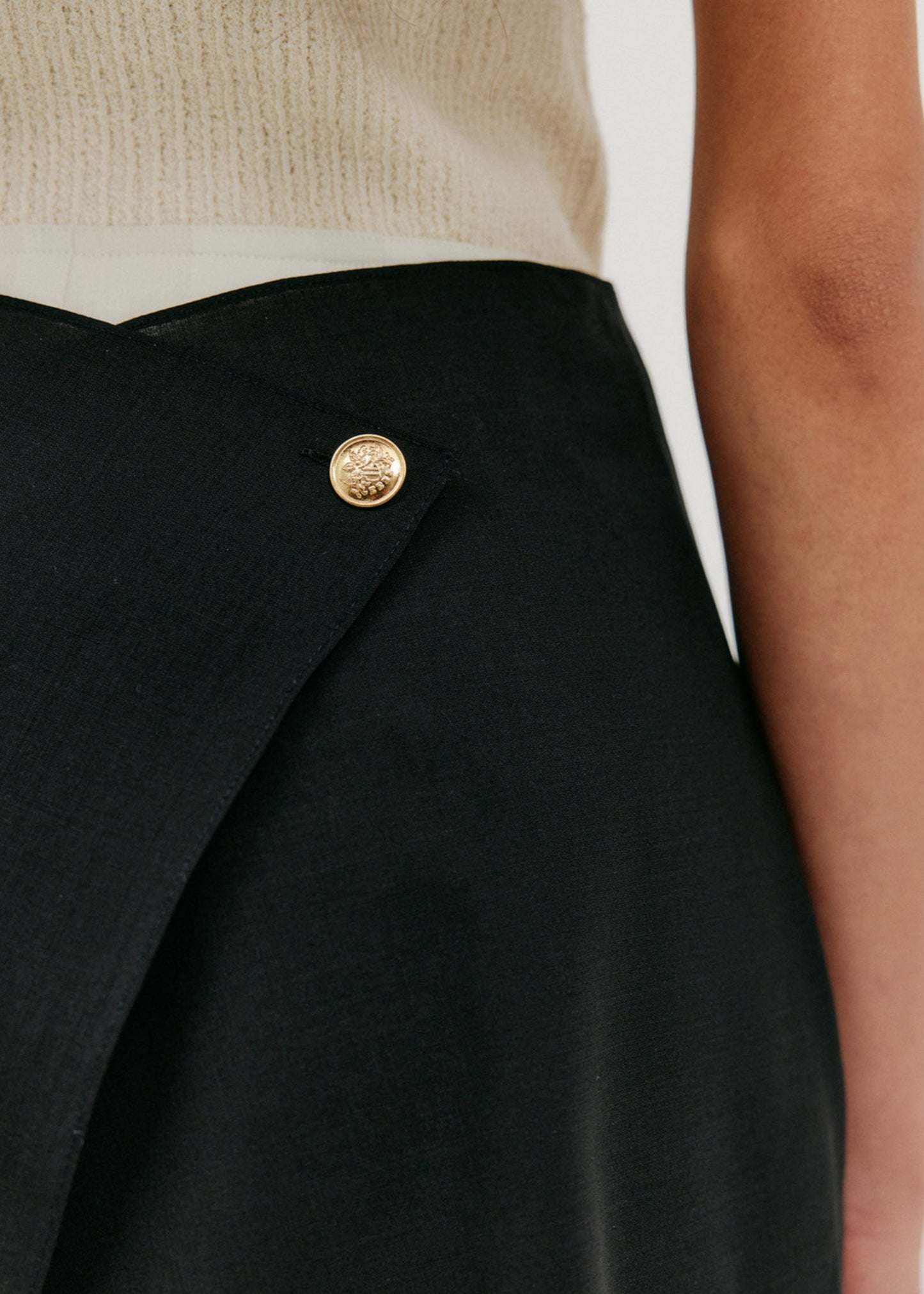 Wrap Midi Skirt