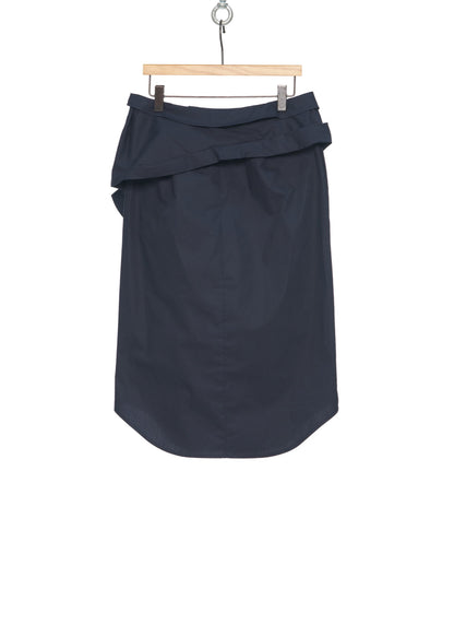 Shirt Layered Midi Skirt