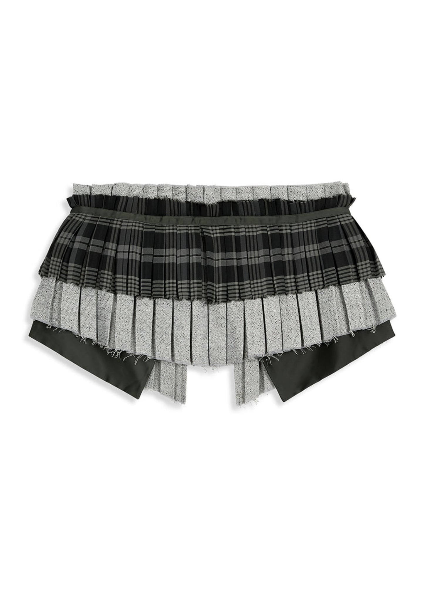 Pleats Layered Pocket Belt