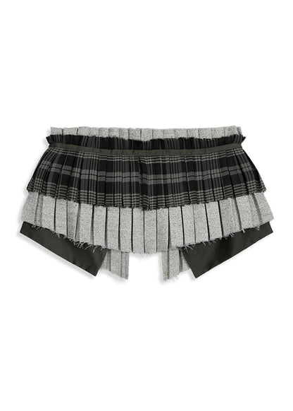 Pleats Layered Pocket Belt
