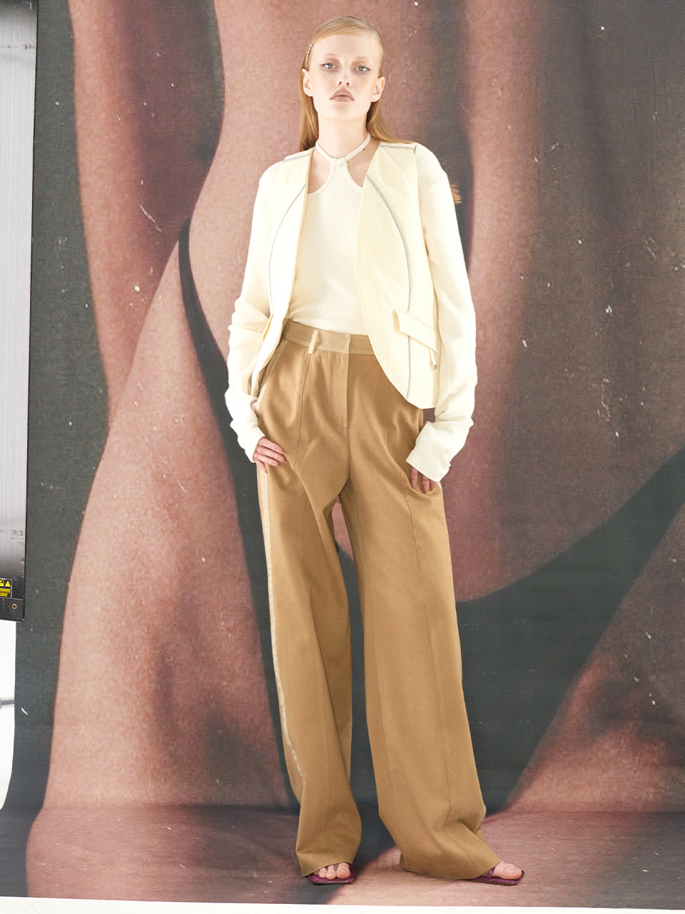 Sheer Layered Pants