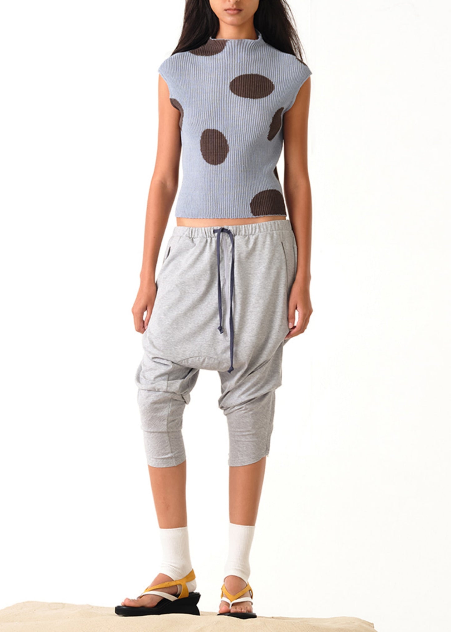 Ribbed Dot Top