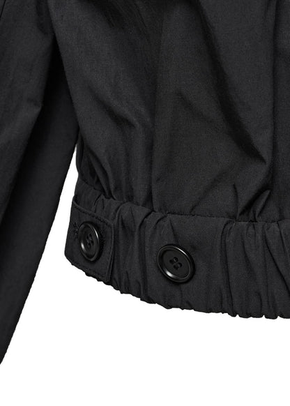 Cropped Zip-up Jumper