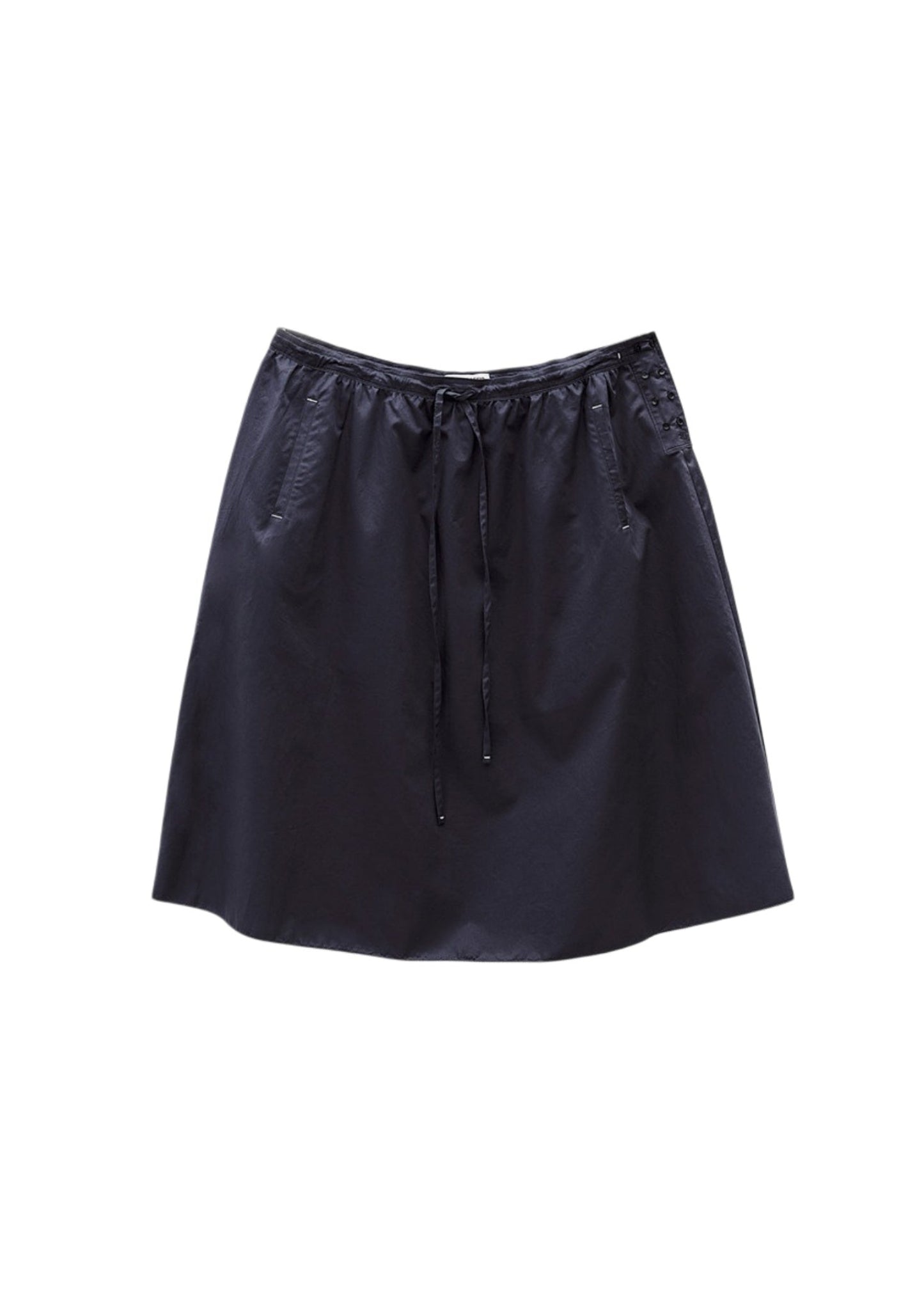 Drawstring Midi Skirt