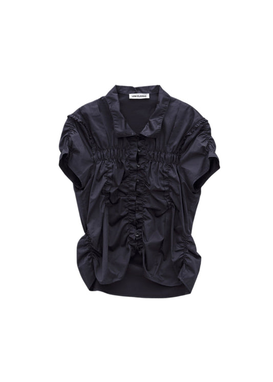 Wrinkle Half Sleeve Shirt