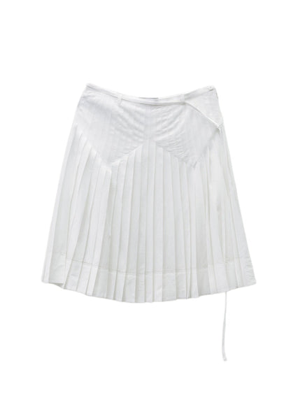 Pleated Midi Skirt
