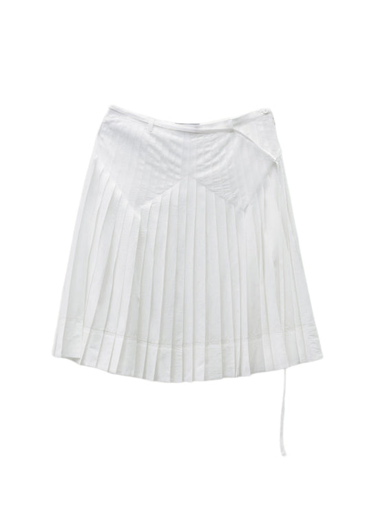 Pleated Midi Skirt