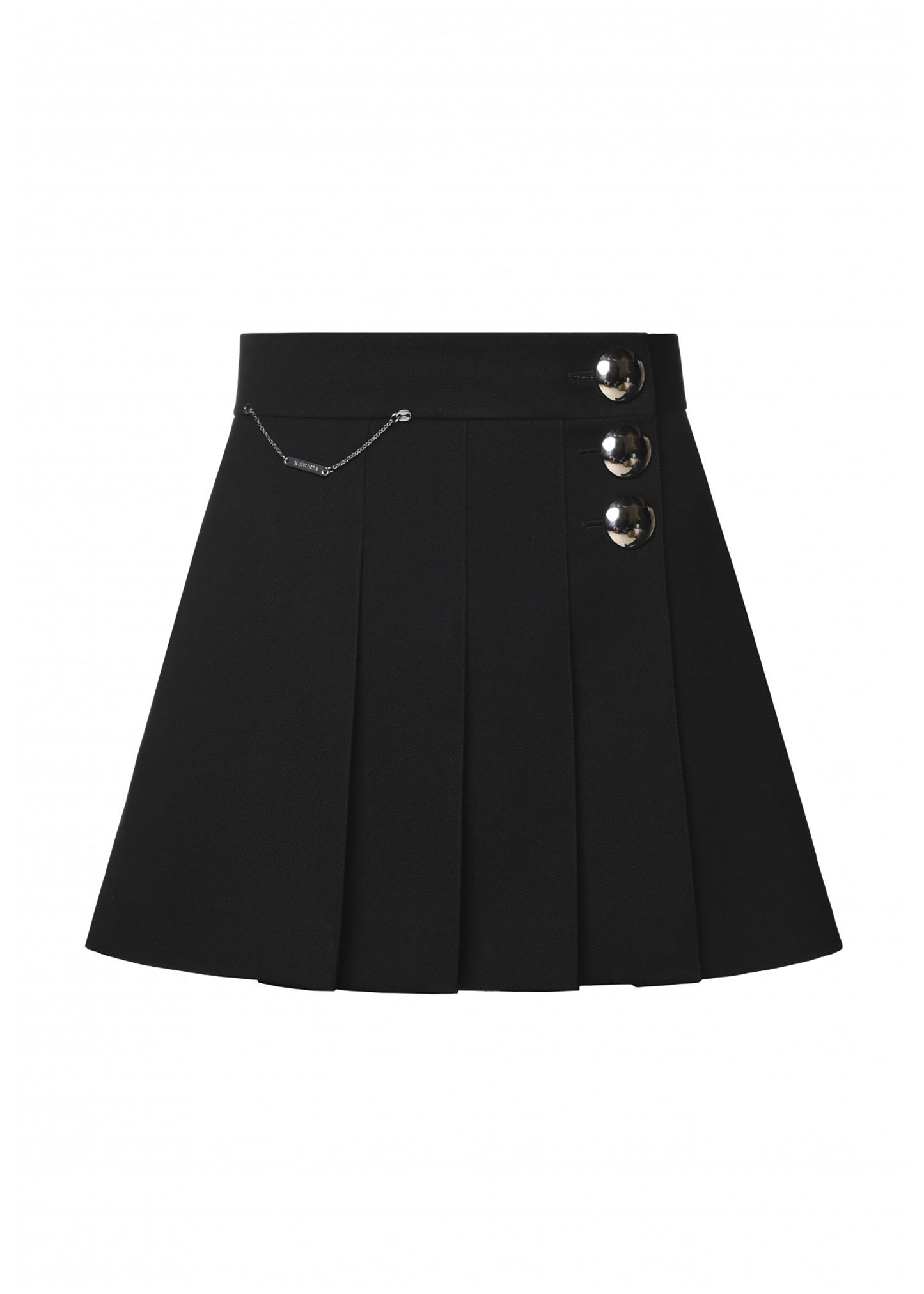 Pleated Mini Skirt