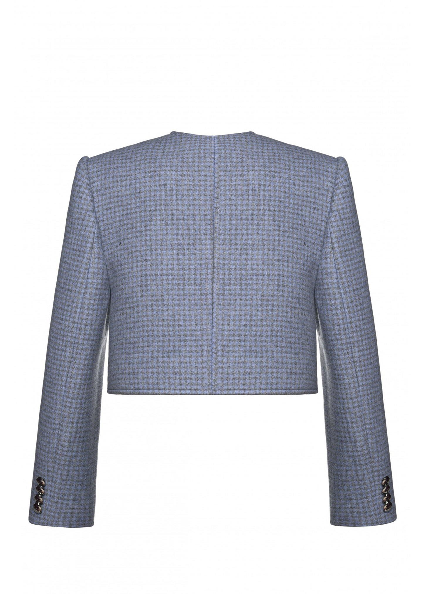Houndstooth Double-breasted Jacket