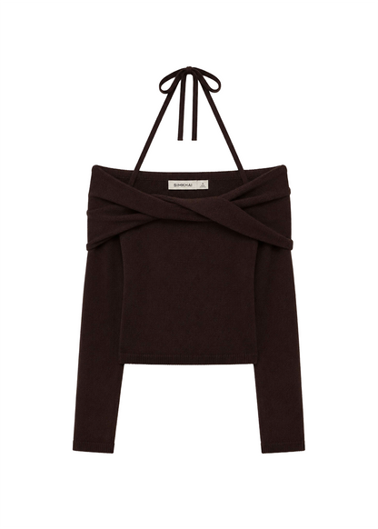 Cambria Off Shoulder Knit Top