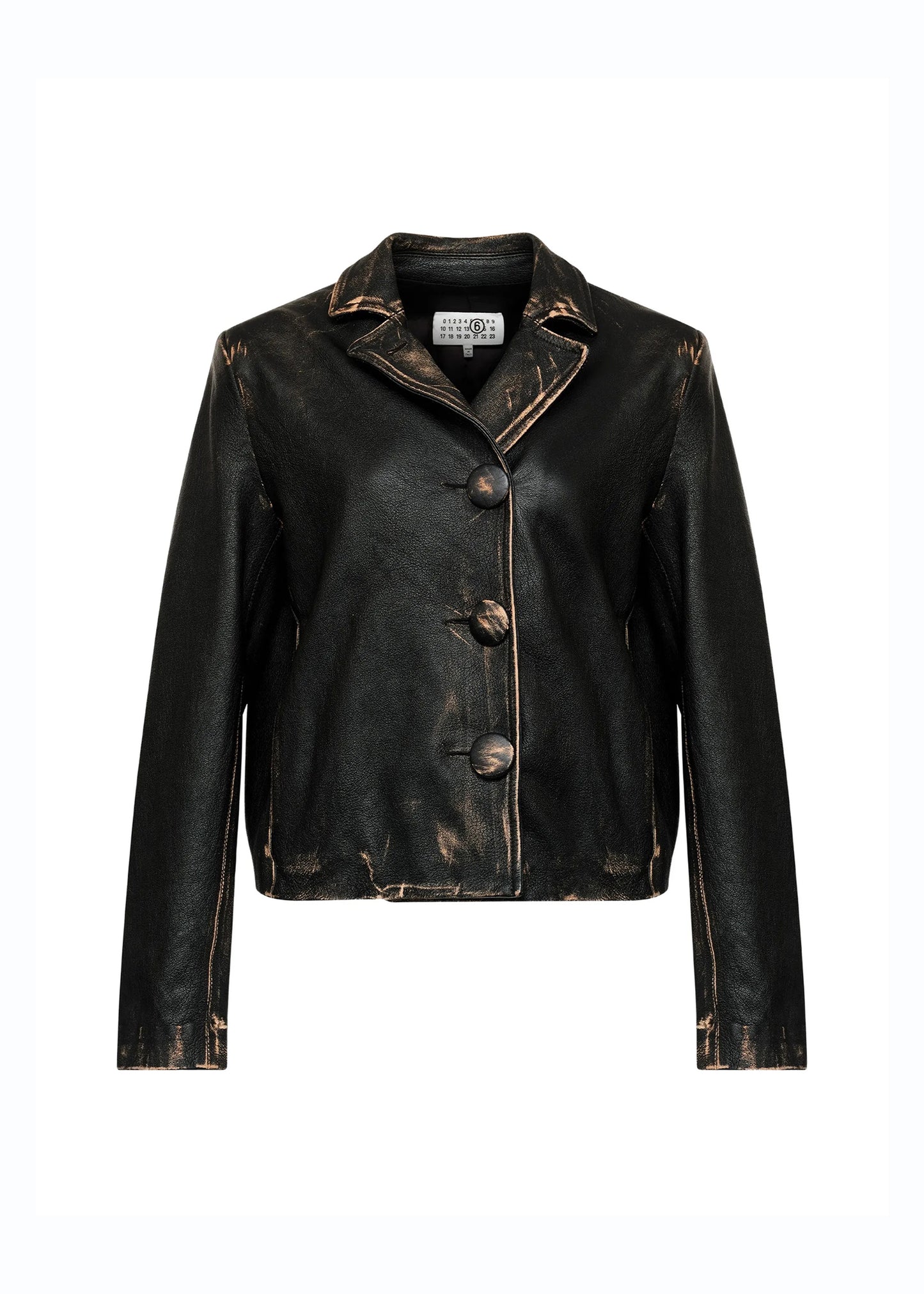 Washed Leather Jacket