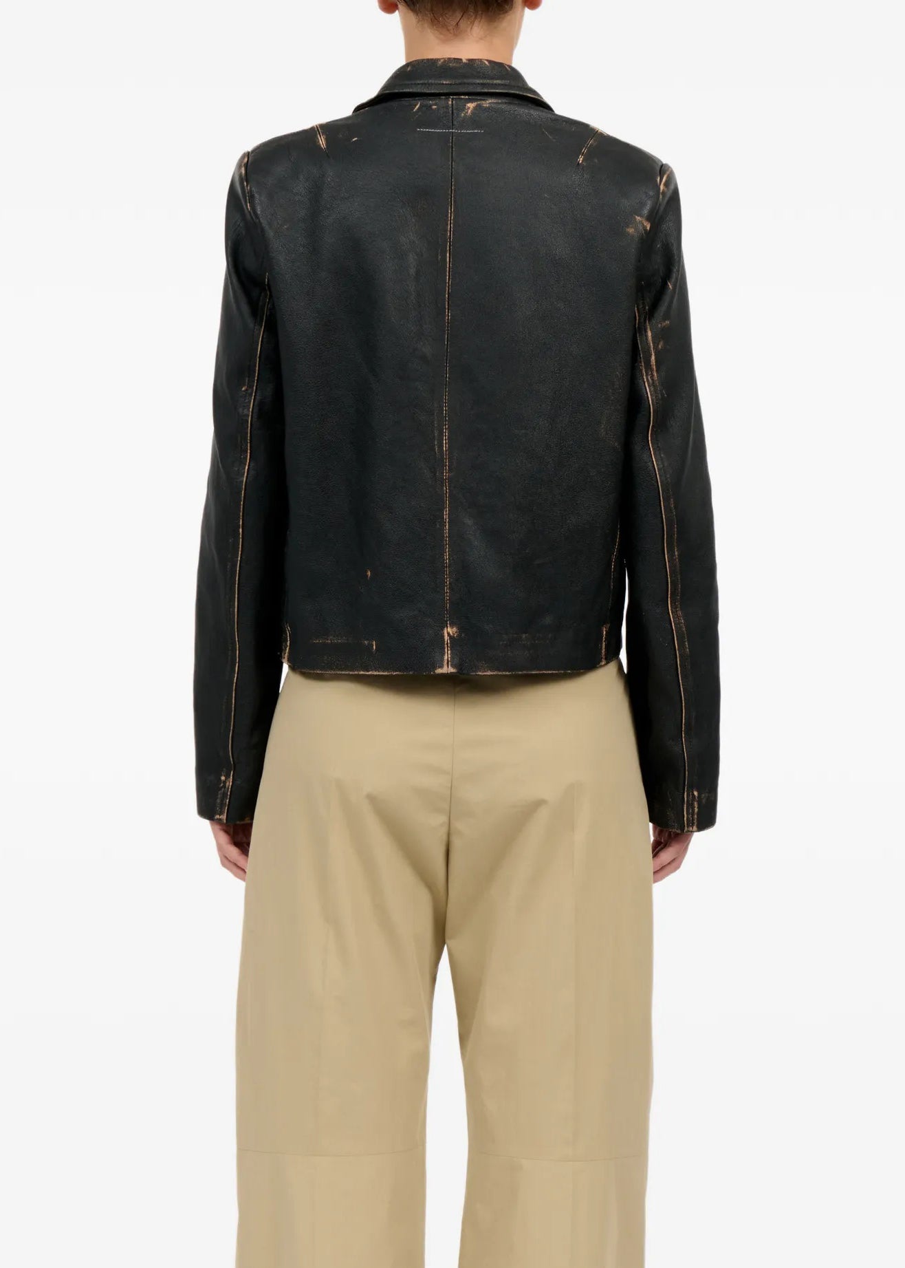 Washed Leather Jacket
