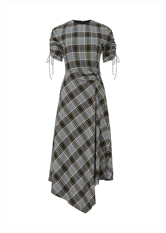 Plaid Handkerchief Dress