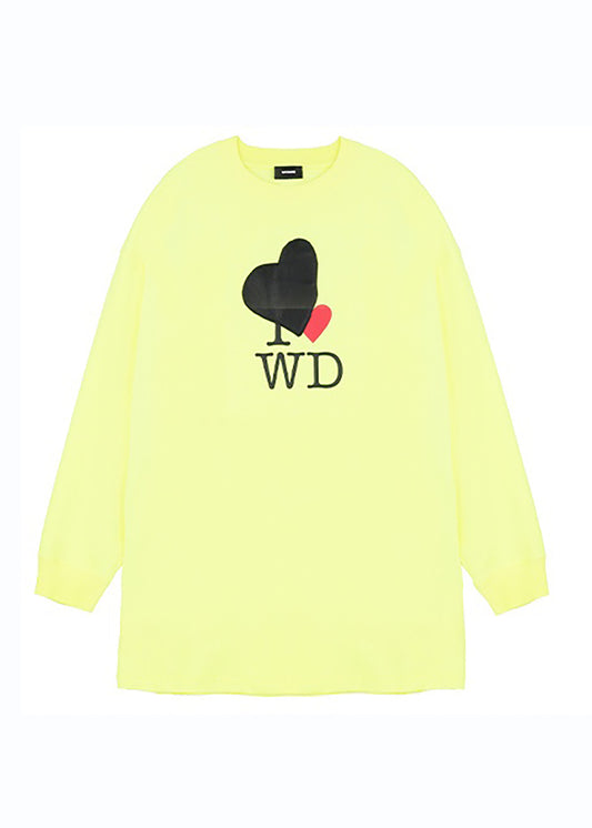 Heart Patch I Love Wd Long Sleeve T-shirt