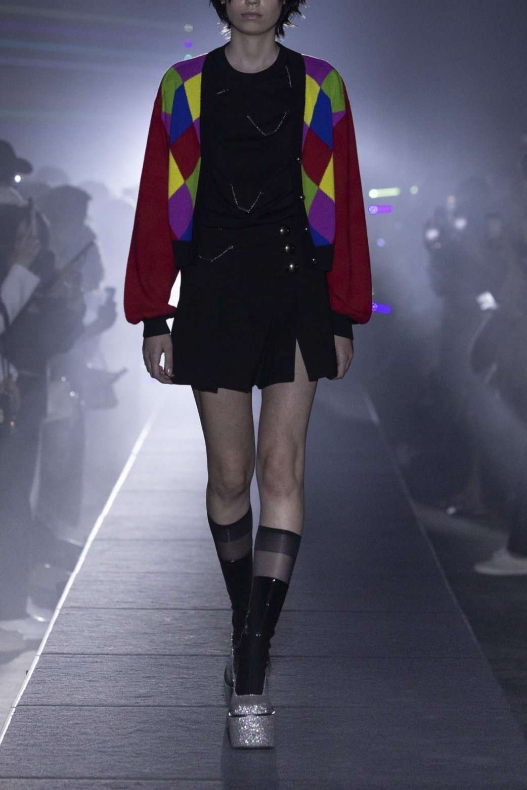Pleated Mini Skirt