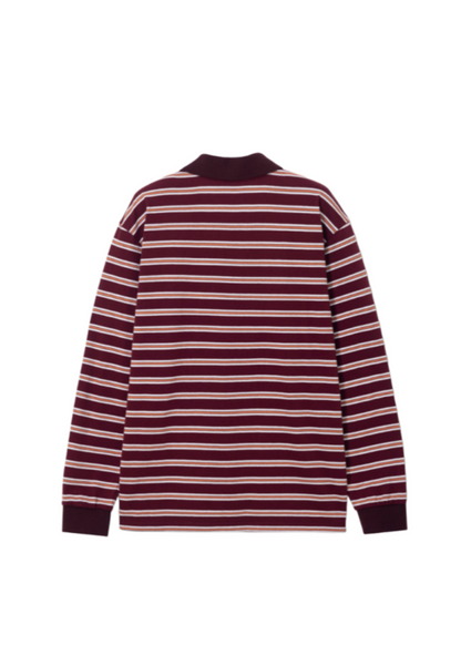 Multi Stripe Collared T-shirt