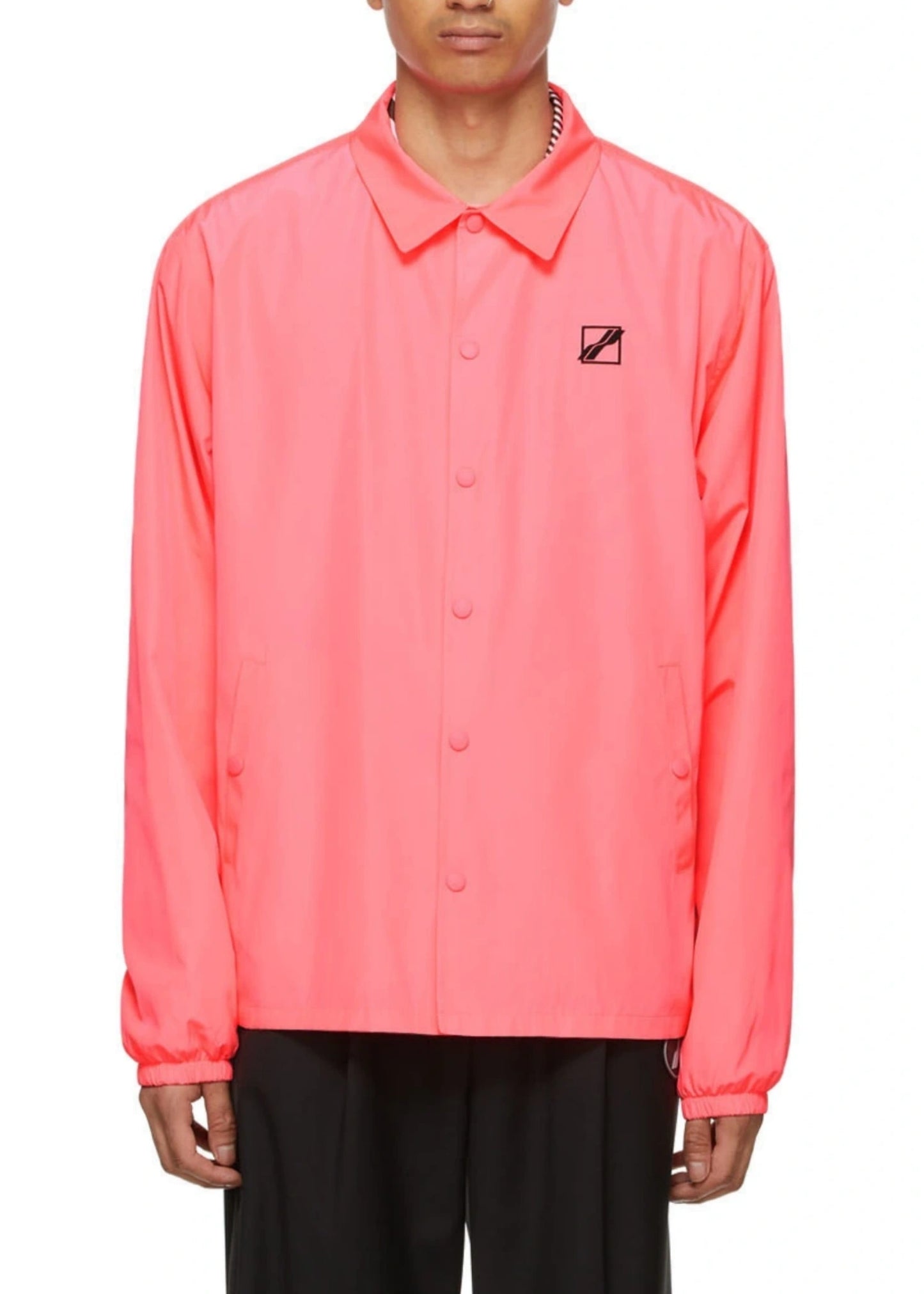 Neon Pink Logo Windbraker