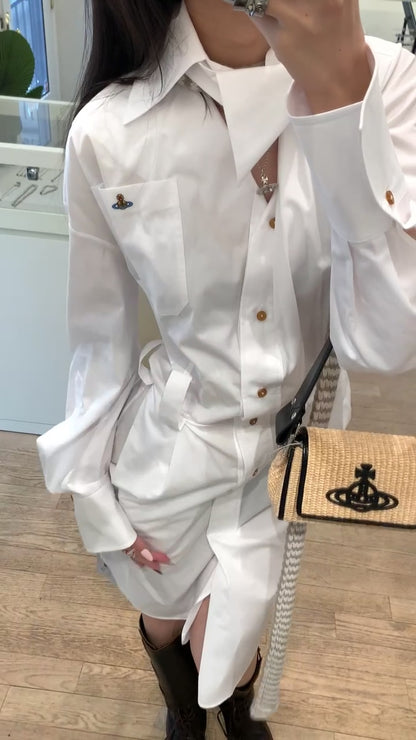 Drunken Shirt Dress