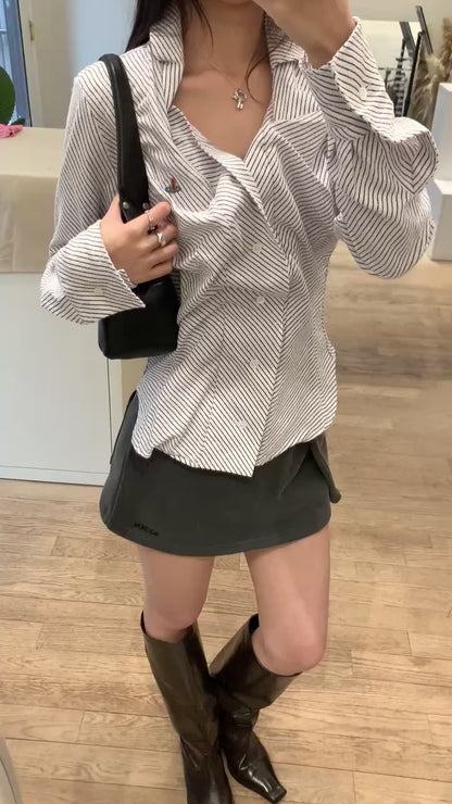 Striped Drunken Shirt