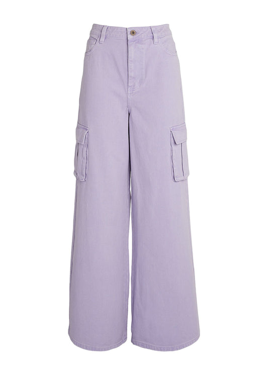 Denim Cargo Jeans