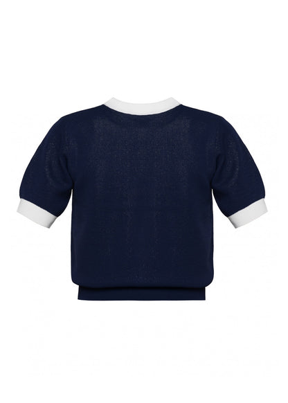 Metallic Knit Top