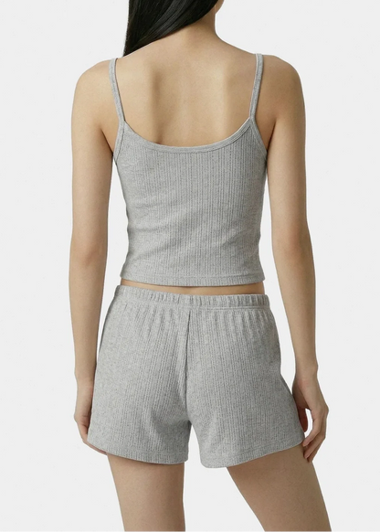 Signature Logo Pointelle Tank