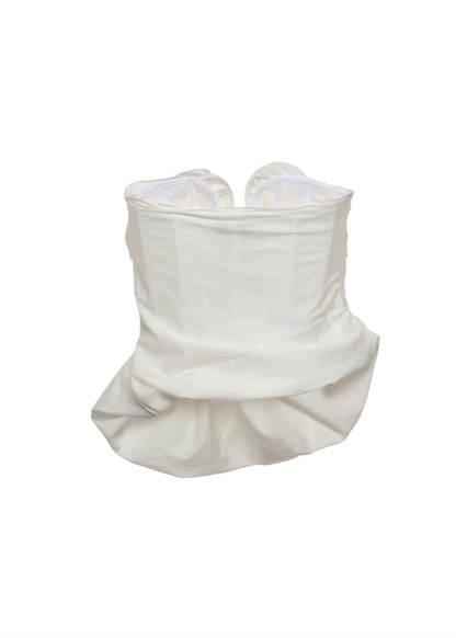 Draped Corset With Floral Detail