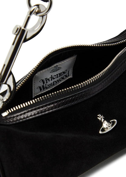 Cindy Cylinder Suede Bag