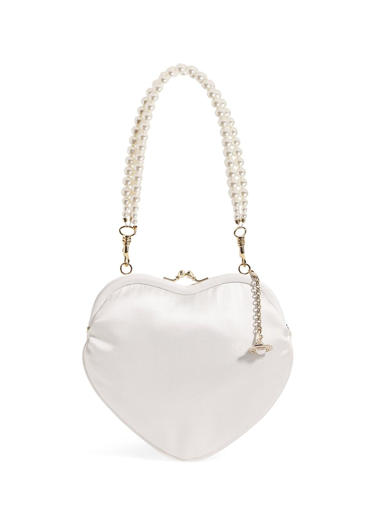 Belle Heart Pearl Top-Handle Bag