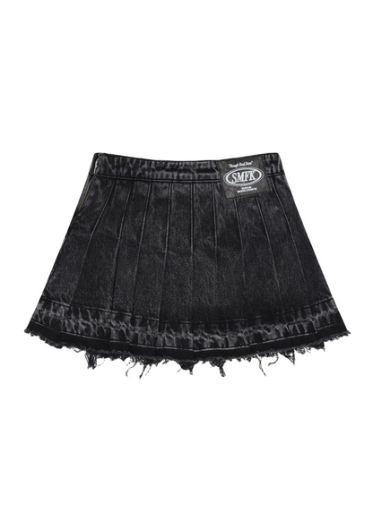 Wilderness Wandering Pleated Short Skirt