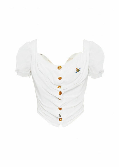 Short Sleeve Bea Corset cardigan