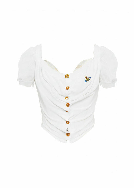 Short Sleeve Bea Corset cardigan